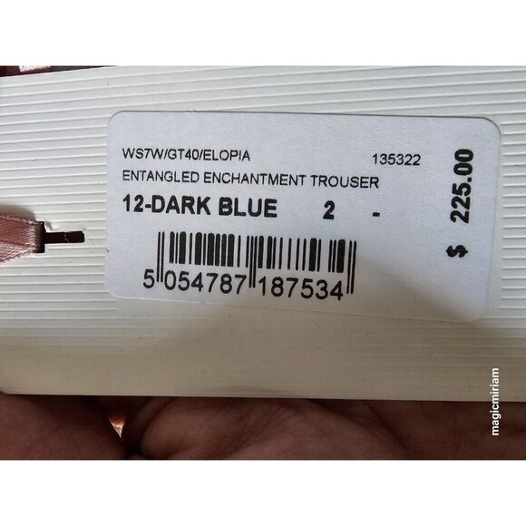 BNWT Ted Baker Blue Elopia Entangled Enchantment Floral Trouser - Picture 15 of 16